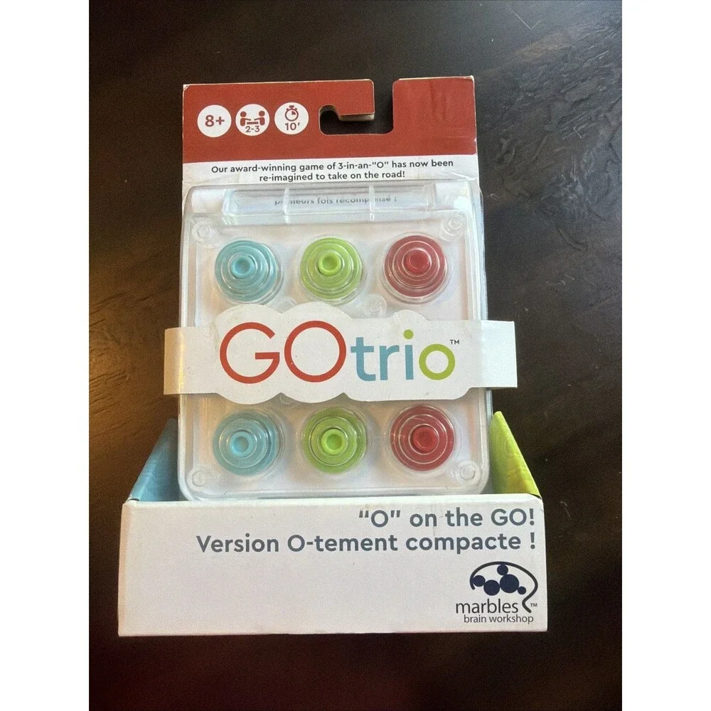 GOtrio O On the Go! Travel Puzzle Game MARBLES BRAIN WORKSHOP NEW